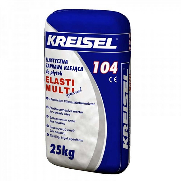 Клей Kreisel 104 Elasti-Multi Special для плитки эластичный 25 кг